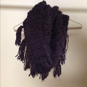 AE purple infinity scarf